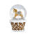 Karaca Home New Year Yılbaşı Ginger Horse Kar Küresi 6,5x10 Cm