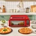 Karaca Vintage Craft Pizza Makinesi ve Airfryer Red