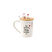 Karaca New Year Rabbit With Spoon Mug 375 ml