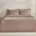 Karaca Home Gilda Çift Kişilik Yatak Örtüsü Seti Pudra