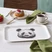 Karaca Apricot Biome Panda Desenli Dikdörtgen Tepsi