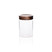 The Mia Akasya Yuvarlak Cam Kavanoz 850 Ml