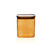The Mia Akasya Dikdörtgen Cam Kavanoz Amber 900 Ml