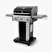 Kenmore Gazlı Barbekü 3 Ocaklı Siyah - Metal