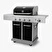 Kenmore Gazlı Barbekü 4 Ocaklı Siyah - Metal