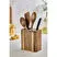 Lora Bianca Akasya Ahşap Tezgah Üstü Kaşıklık - Bıçaklık Düzenleyici Ve Kaşık Seti Kahverengi