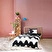 Cozy Home mono Tek Kişilik Lastikli Çarşaflı Nevresim Takımı Flow Siyah