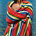 Green Black Stripe Red Plaj Havlusu %100 Pamuk Renkli 90x160