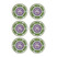 The Mia Provence Lavanta Pasta Tabağı 6lı Set 19 Cm Prc001