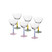 The Mia Ayaklı Cam Dondurma Kasesi 6lı Set 240 Ml 12021