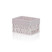 The Mia Cesta Hasır Organizer Sepet Beyaz 26x18x16 Cm