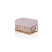 The Mia Braid Hasır Organizer Sepet Naturel 22x14x13 Cm