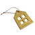 Jumbo Epsilon Dekoratif Ev Gold 8|5x10 cm
