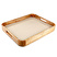 Jumbo Creme Ahşap Tutmalı Tepsi 40x32 cm