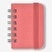 Flying Tiger Copenhagen Mini Pembe Elastik Kapaklı Çizgisiz Not Defteri