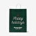 Flying Tiger Copenhagen Happy Holidays Yazılı Yeşil Karton Poşet