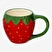 Flying Tiger Copenhagen Çilek Şeklinde Kırmızı Porselen Kupa 400 ml