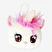 Flying Tiger Copenhagen Mini Beyaz Unicorn Peluş Oyuncak