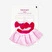 Flying Tiger Copenhagen Peluş Oyuncaklar İçin Pembe Etek ve Toka Seti