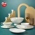 Jumbo Moon Gold 64 Parça 12 Kişilik Yemek Takımı