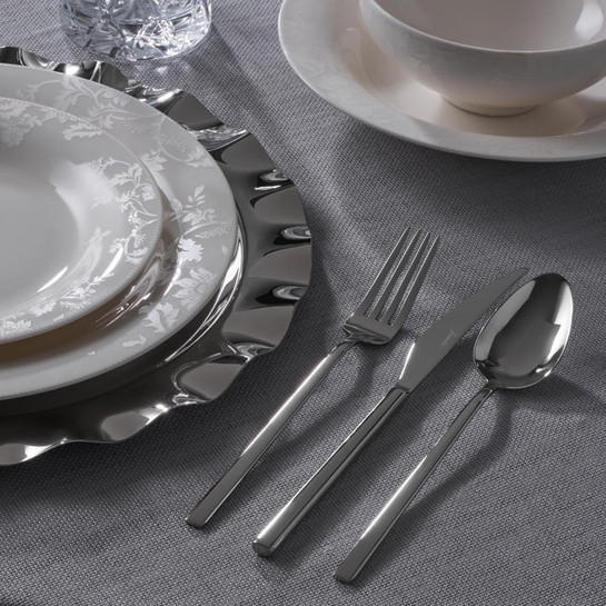 Jumbo Lily 24 Parça 6 Kişilik Bone Yemek Takımı