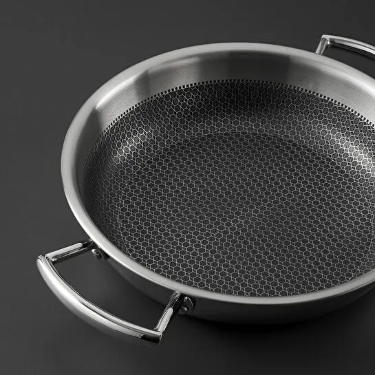 Jumbo Gourmet İndüksiyon Tabanlı Çelik Pilav Tenceresi 24 cm