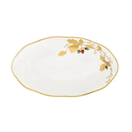 Jumbo Golden Butterfly 61 Parça 12 Kişilik Bone Yemek Takımı
