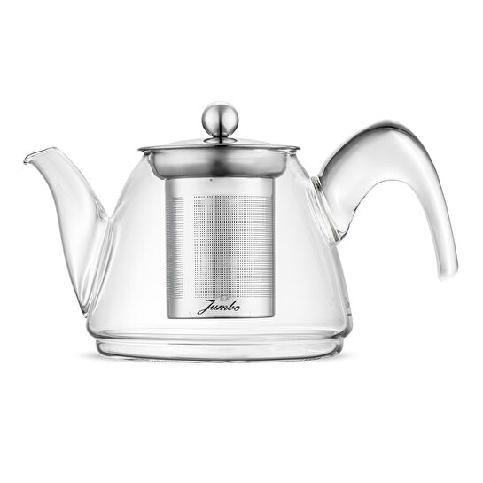 Jumbo 6500 Cam Demlikli Full Metal Sap İndüksiyon Tabanlı Çaydanlık