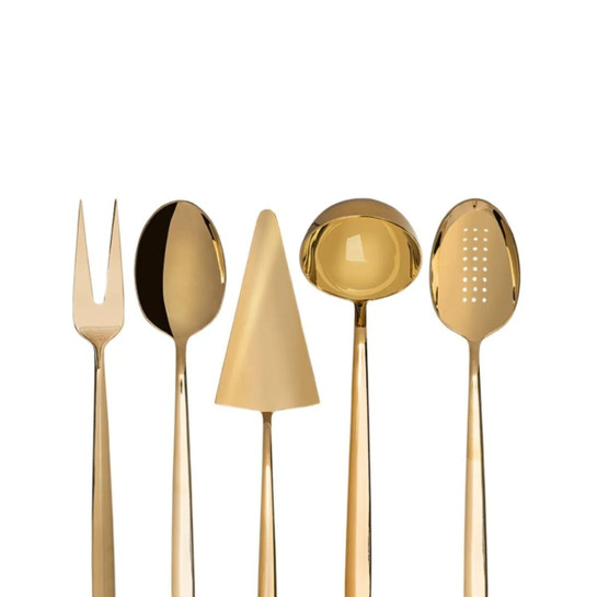 Jumbo 9400 5 Parça Titanyum Gold Servis Takımı