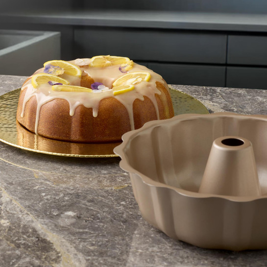 Jumbo Gold Bake Yuvarlak Kek Kalıbı