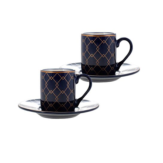 Jumbo Art Deco 2'li Kahve Fincan Takımı (Brj04)