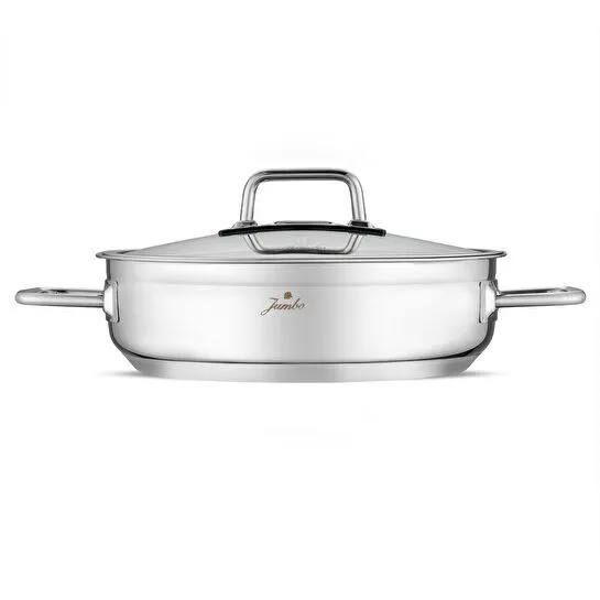 Jumbo Modena 8 Parça İndüksiyon Tabanlı Çelik Tencere Seti