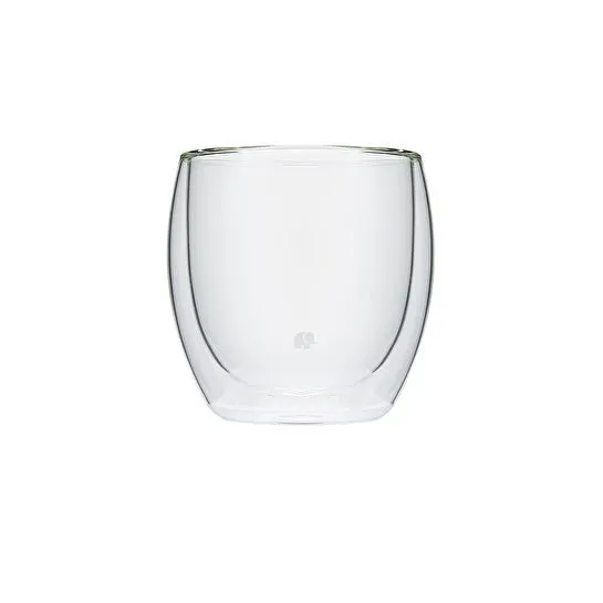 Jumbo Glory Double Wall Çift Cidarlı 2'li Oval Bardak - 250 ml