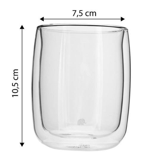 Jumbo Glory Double Wall 2'li Bardak 400 ml