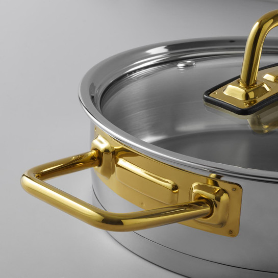 Jumbo Assos 6 Parça Titanyum Gold Midi Sahan Seti