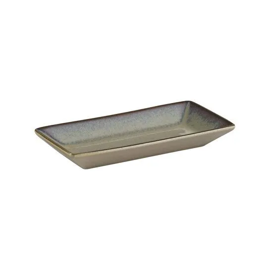 Jumbo Twin Green Kayık Tabak 29 cm