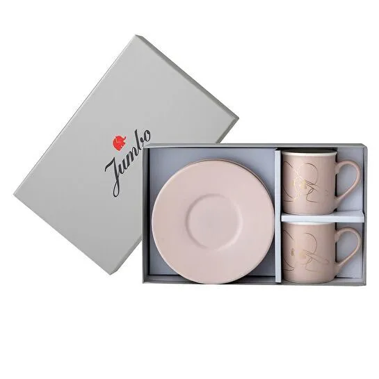 Jumbo Joy Bej Kahve Fincan Takımı