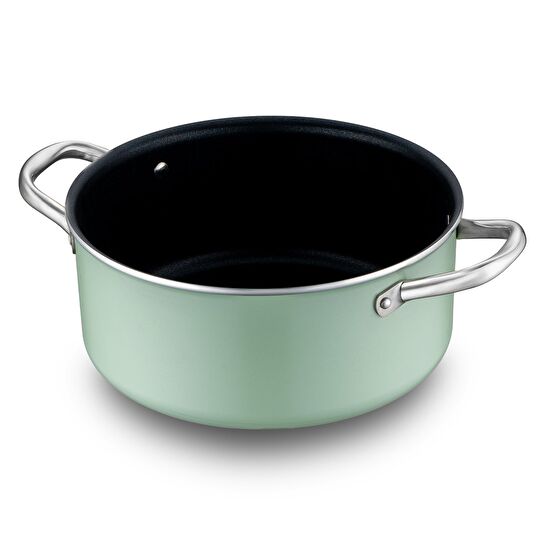 Jumbo Mint Green 7 Parça İndüksiyon Tabanlı Granit Tencere Seti
