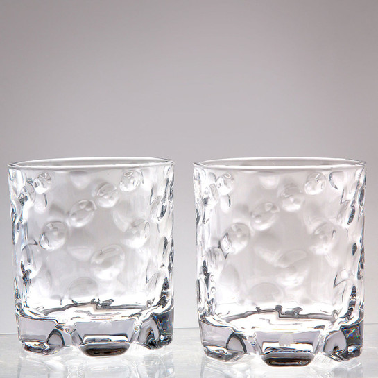 Jumbo Jumbo Glory Waved Spin 2'li Dalgalı Viski Bardağı 250 ml