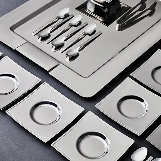 Jumbo Danica 28 Parça Krom Çay Seti