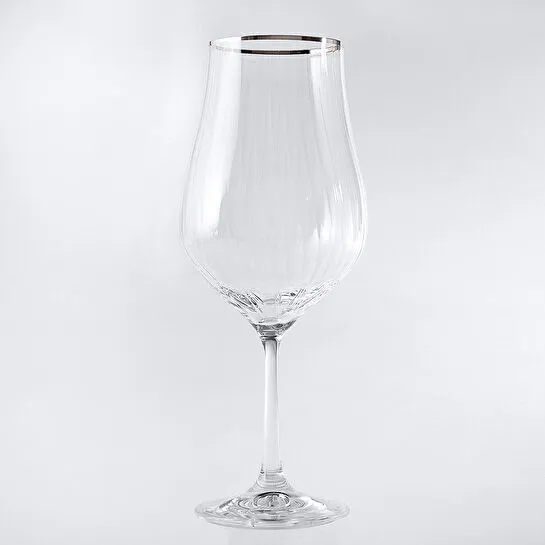 Jumbo Tulipa Platin 6'lı Kadeh 550 ml