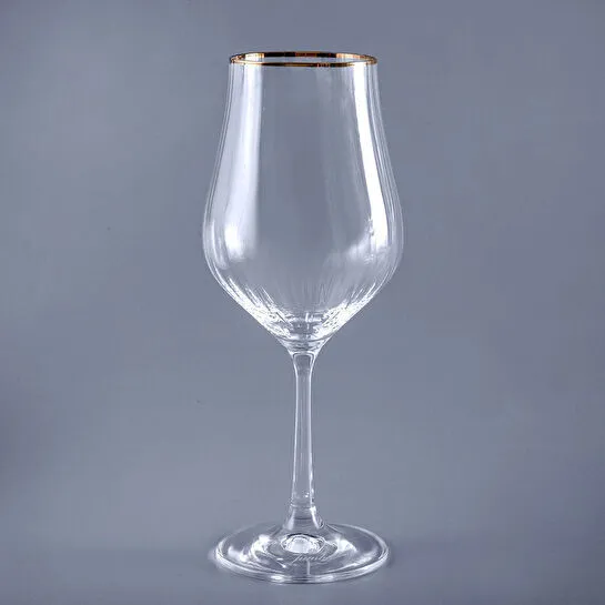 Jumbo Tulipa Platin 6'lı Ayaklı Kadeh 350 ml