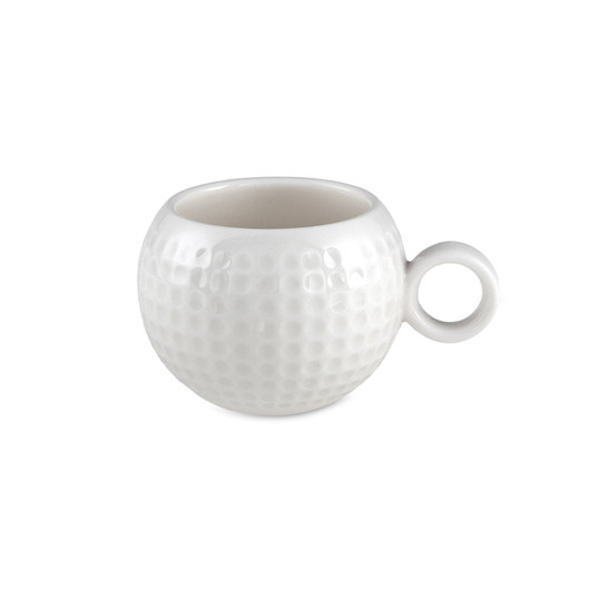 Jumbo Golf Line Beyaz Tek Kişilik Fincan Takımı