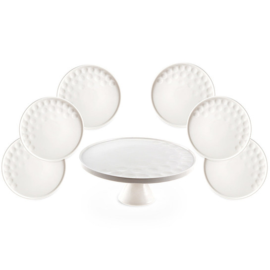 Jumbo Jumbo Golf Line 6 Kişilik 7 Parça Pasta Takımı