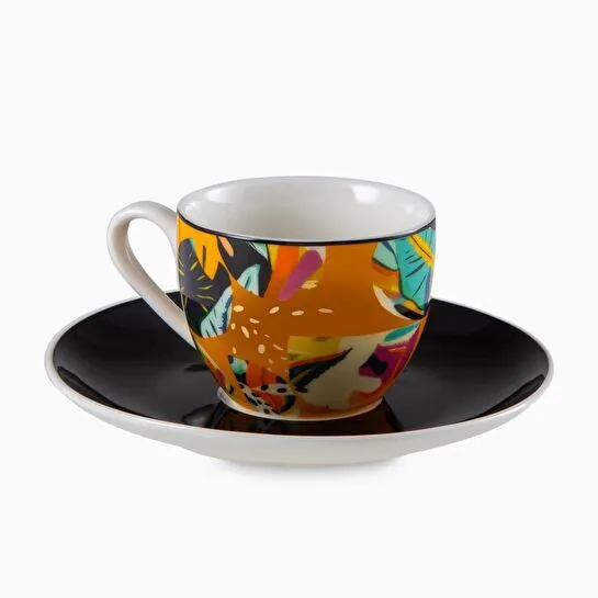 Jumbo Fiori 4'lü Kahve Fincan Takımı 90 ml