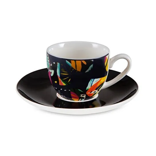 Jumbo Fiori 4'lü Kahve Fincan Takımı 90 ml