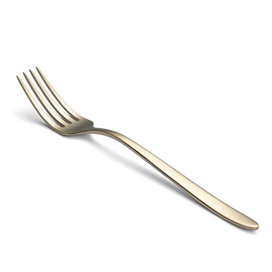 Jumbo 9400 Mat Şampanya 84 Parça 12 Kişilik Çatal Kaşık Bıçak Takımı