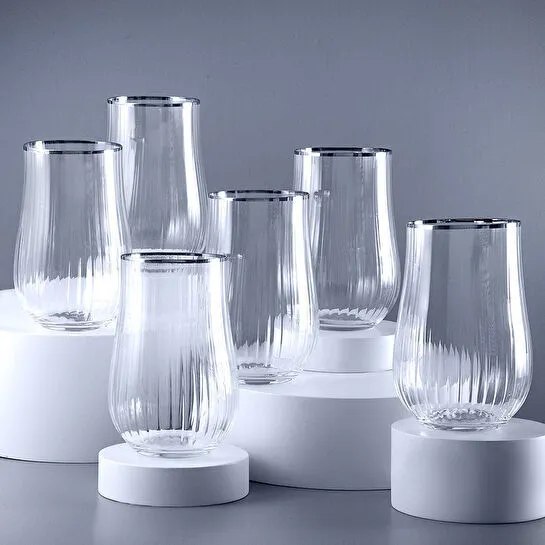 Jumbo Optical Platin 19 Parça Bardak Seti