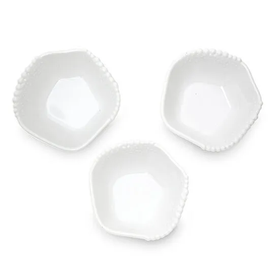 Jumbo Maris Melamin 4'lü Beyaz Tepsili Kase Seti