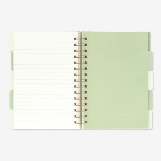 Flying Tiger Copenhagen Bölümlü 150 Yaprak Çizgili A5 Defter